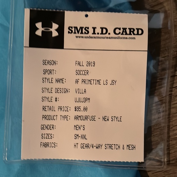 Mens UCLA Armourfuse Soccer Jersey XL - Picture 6 of 7